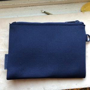 Dagne Dover Navy Small Scout zipper pouch